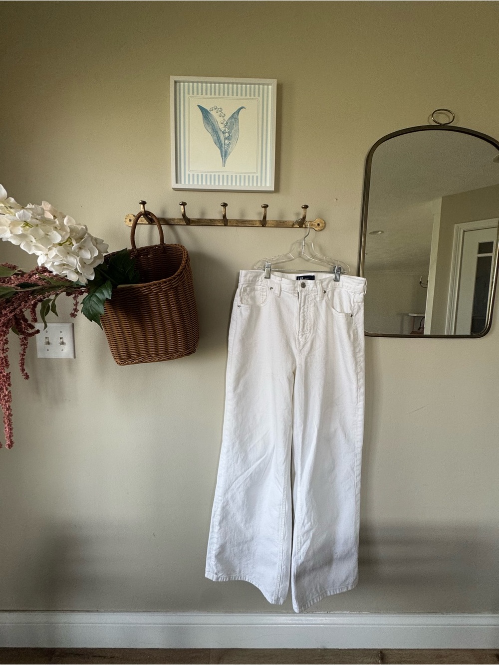 GAP White Wide Leg Jeans | Size 12/31 Regular